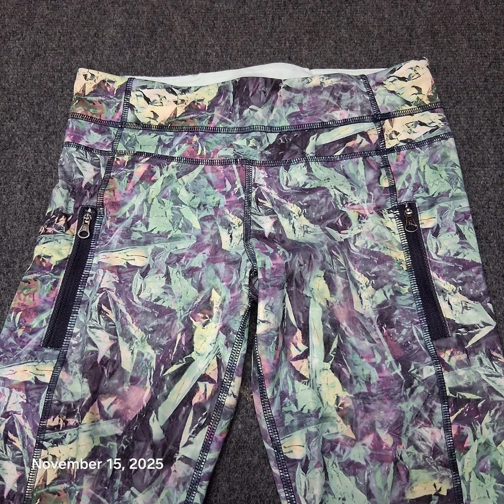 Lululemon‎ Inspire Tight II Full On Luxtreme Mesh Iridescent Multi Size 6 W5G73S